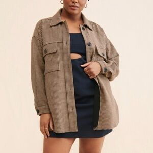 Anthropologie Current Air Shacket